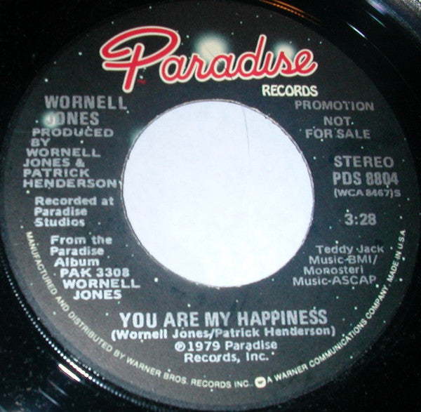 Wornell Jones : You Are My Happiness (7", Mono, Promo)