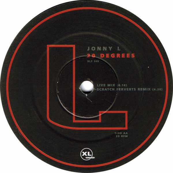 Jonny L Featuring Silver Bullet : 20 Degrees (12", Rec)