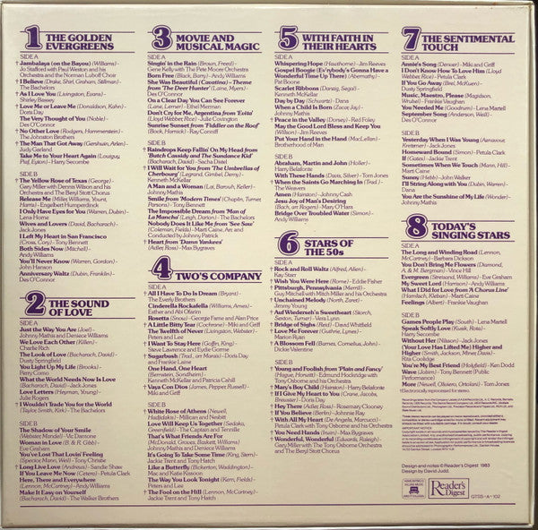 Various : They Sang The Songs (8xLP + Box, Comp)