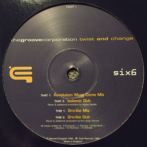 Groove Corporation : Twist And Change (12", Single)