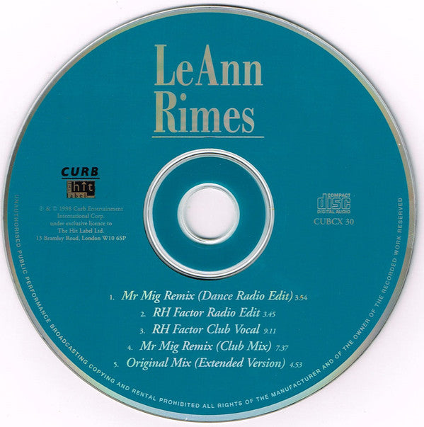 LeAnn Rimes : How Do I Live (Dance Mix) (CD, Single)