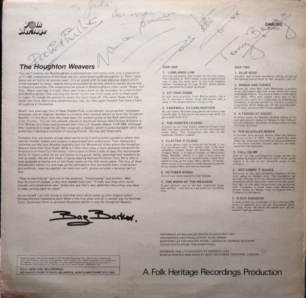 The Houghton Weavers : Gone Are The Days (LP)