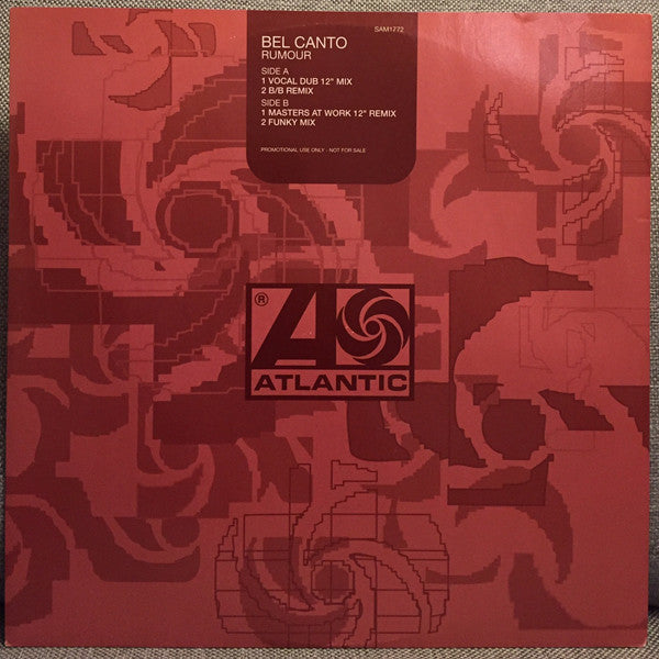 Bel Canto : Rumour (12", Promo)