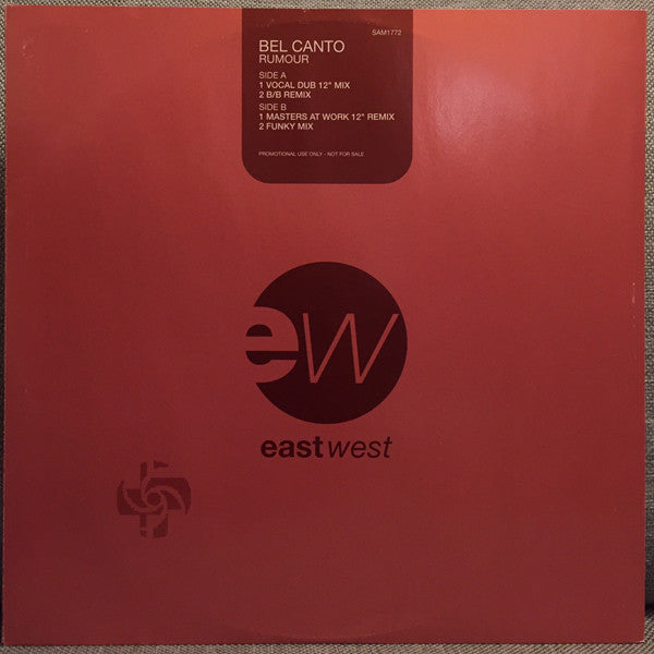 Bel Canto : Rumour (12", Promo)