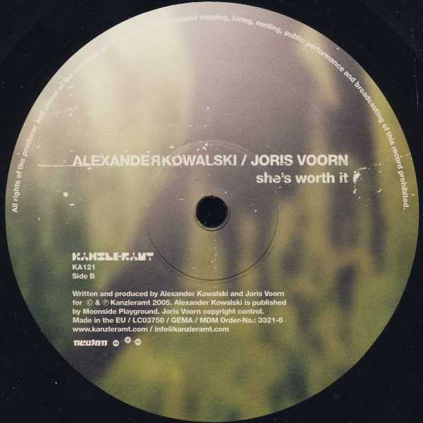 Alexander Kowalski : Can't Hold Me Back (12")