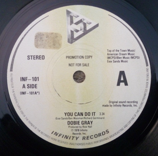Dobie Gray : You Can Do It (7", Promo)