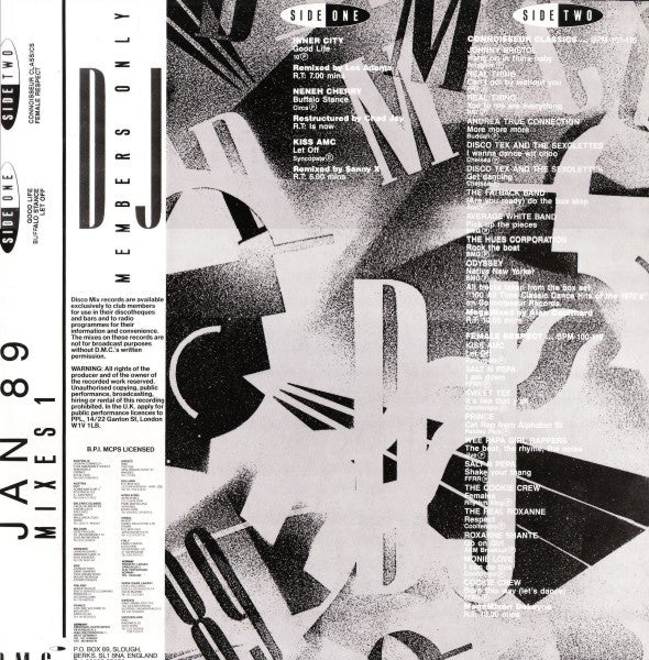 Various : January 89 - Mixes 1 (12")