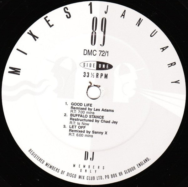 Various : January 89 - Mixes 1 (12")