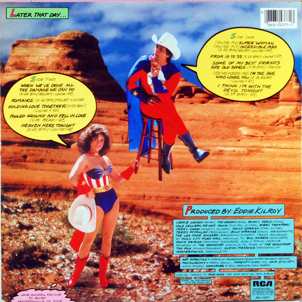 Louise Mandrell & R.C. Bannon : (You're My) Super Woman, (You're My) Incredible Man... (LP)