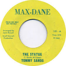 Tommy Sands : The Statue / Little Rosita (7", Single, RE, Unofficial)