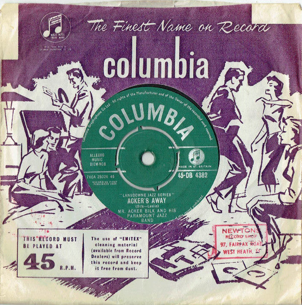 Acker Bilk And His Paramount Jazz Band : Summer Set (7", Single)