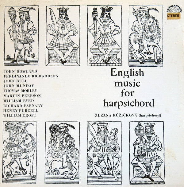 Zuzana Růžičková : English Music For Harpsichord (LP, Album)