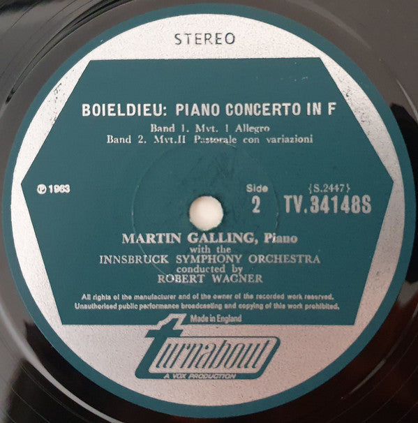 François-Adrien Boieldieu, Martin Galling, Marie-Claire Jamet : Concerto For Piano / Concerto For Harp (LP)