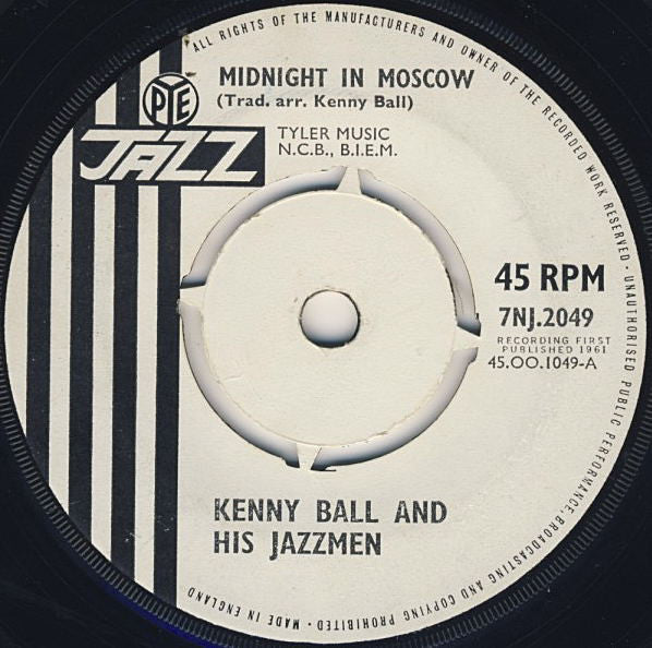 Kenny Ball And His Jazzmen : Midnight In Moscow (7", Single)