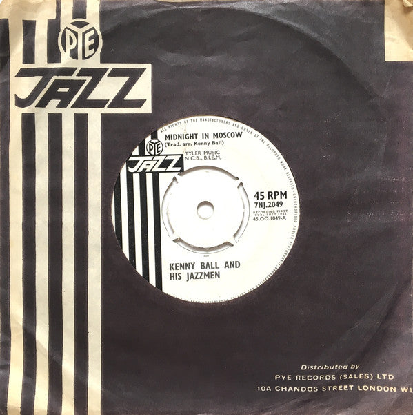 Kenny Ball And His Jazzmen : Midnight In Moscow (7", Single)