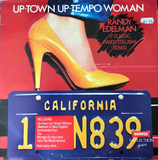 Randy Edelman : Up-town Up-tempo Woman (LP, Comp)
