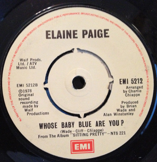Elaine Paige : Is Anyone There? (7")