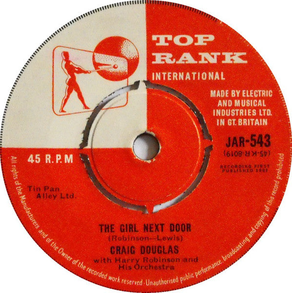 Craig Douglas (2) : Hey, Mister Conscience (7")