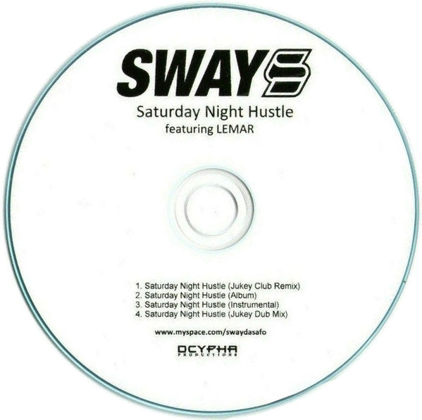 Sway Featuring Lemar : Saturday Night Hustle (CDr, Single, Promo)