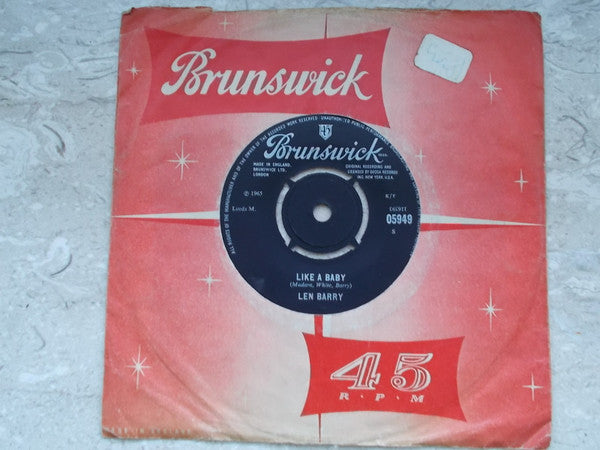 Len Barry : Like A Baby (7", Single)