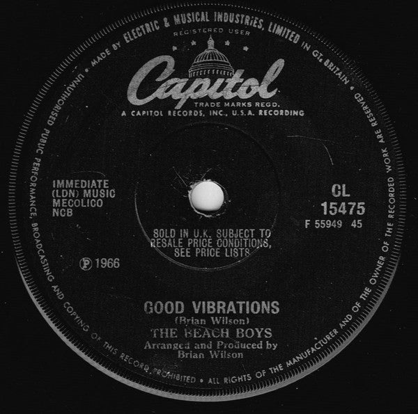 The Beach Boys : Good Vibrations (7", Single, Mono, Sol)