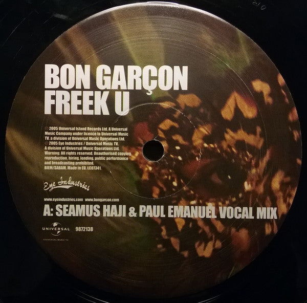 Bon Garçon : Freek U (12")
