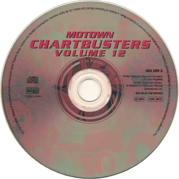 Various : Motown Chartbusters Volume 12 (CD, Comp, RE)