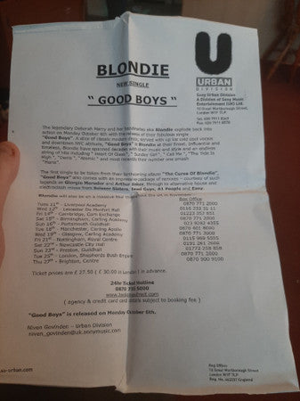 Blondie : Good Boys (CD, Single, Promo)