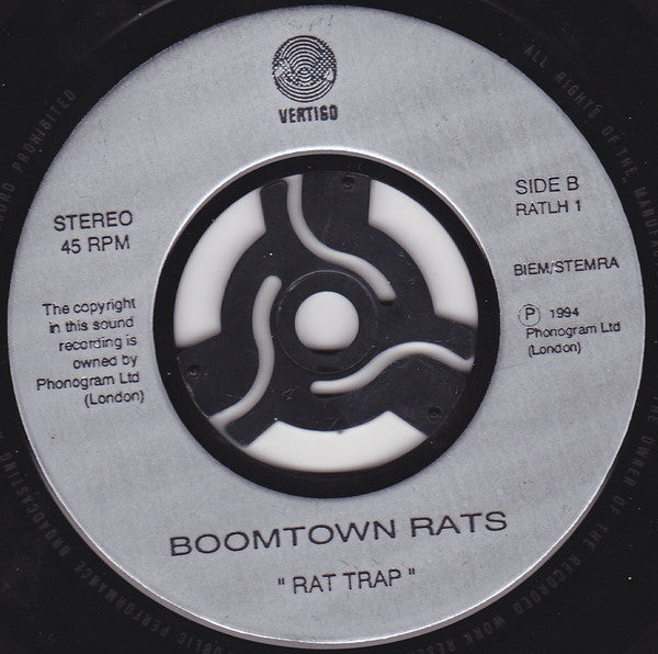 The Boomtown Rats : I Don't Like Mondays (7", Jukebox)