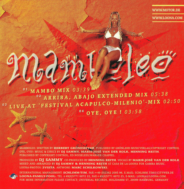 Loona : Mamboleo (CD, Maxi)