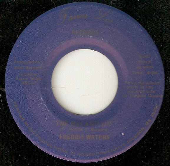 Freddie Waters : The Um Um Song  (7", Single)