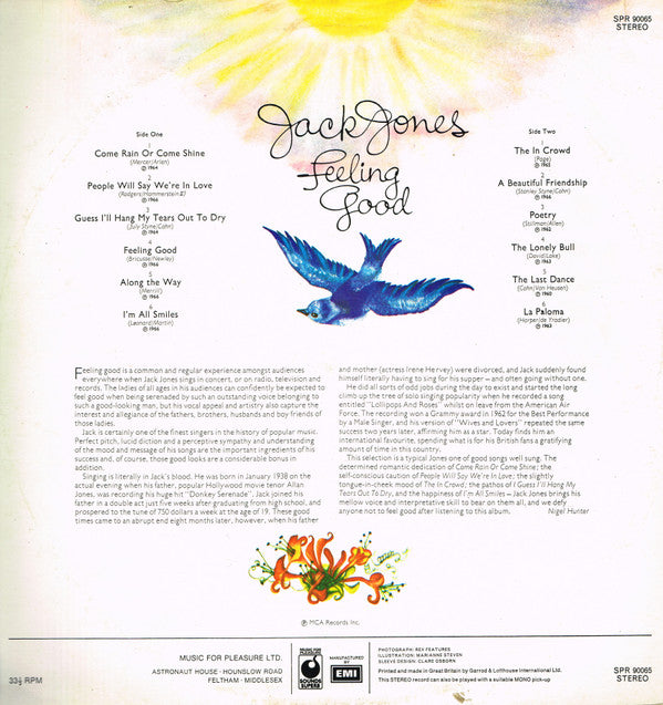Jack Jones : Feeling Good (LP, Comp)