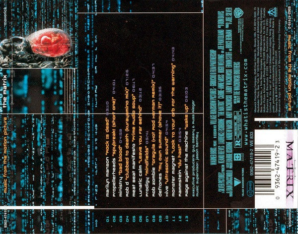 Various : The Matrix - Music From And Inspired By The Motion Picture (CD, Comp)