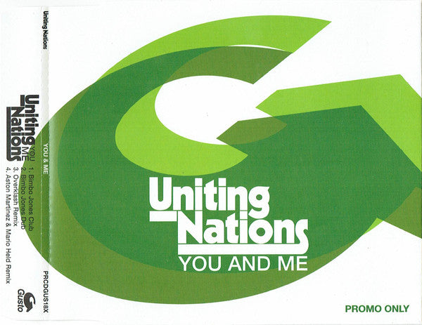 Uniting Nations : You And Me (CD, Single, Promo)