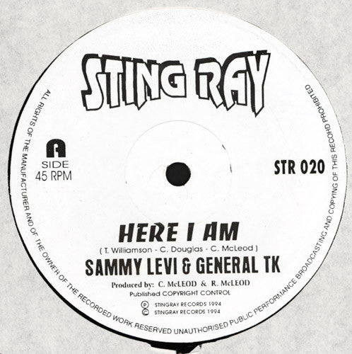 Sammy Levi & General T.K. : Here I Am (12")