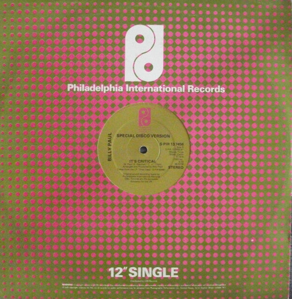 Billy Paul : Bring The Family Back (12", Single)