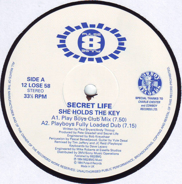 Secret Life : She Holds The Key (12", Single)