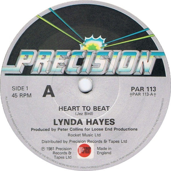 Lynda Hayes : Heart To Beat (7", Single)