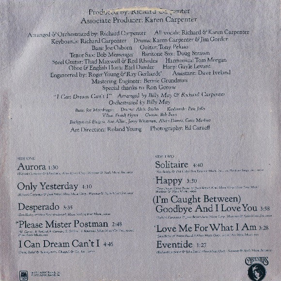 Carpenters : Horizon (LP, Album)