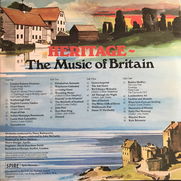 Harry Rabinowitz : Heritage - The Music Of Britain (2xLP)