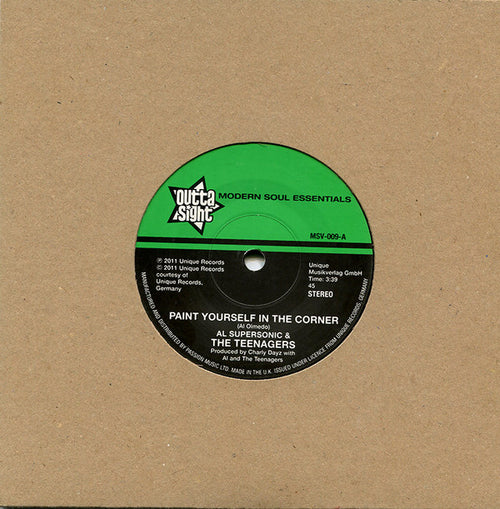 Al Supersonic And The Teenagers : Paint Yourself In The Corner / It Must Be Love (7", Single)