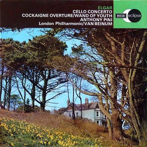 Sir Edward Elgar, Anthony Pini, London Philharmonic Orchestra, Eduard van Beinum : Cello Concerto  / Cockaigne Overture / Wand Of Youth (LP, Comp)