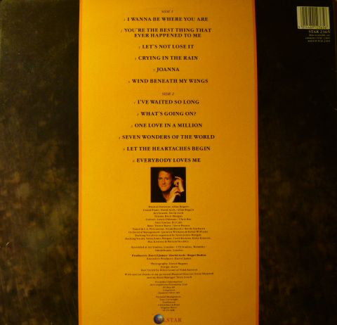 Joe Longthorne : Especially For You (LP, Album)