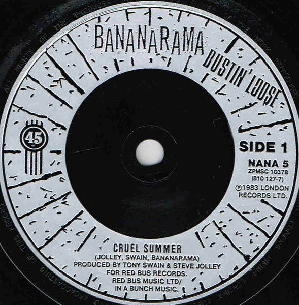 Bananarama : Cruel Summer (7", Single, Sil)
