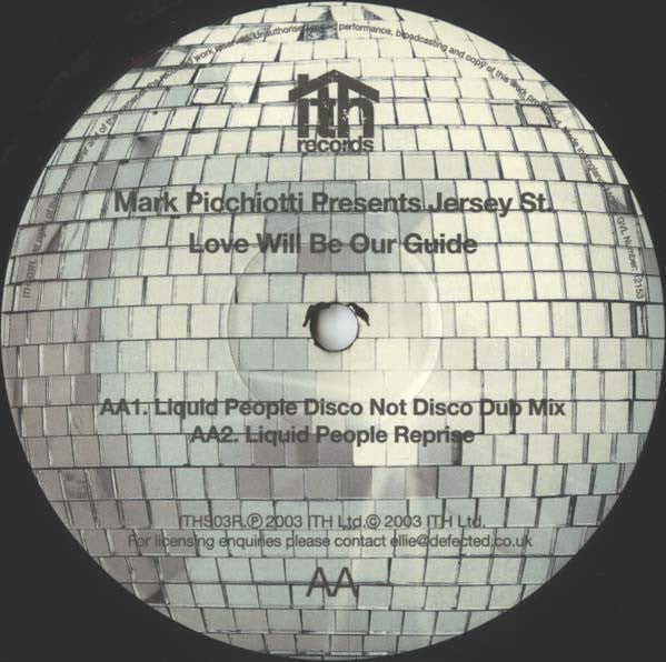 Mark Picchiotti Presents Jersey Street : Love Will Be Our Guide (12")