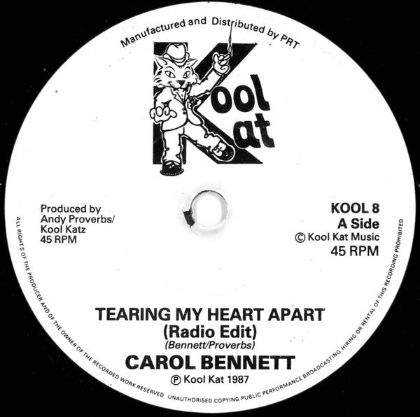 Carol Bennett : Tearing My Heart Apart (7")