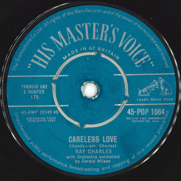 Ray Charles : You Don't Know Me (7", Single)