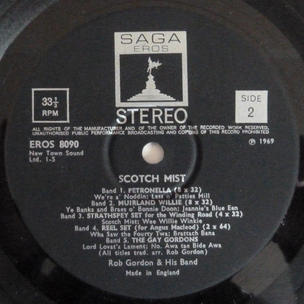 Rob Gordon And His Band : Scotch Mist (LP)