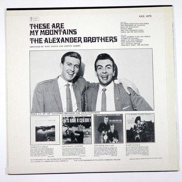 The Alexander Brothers : These Are My Mountains (LP)