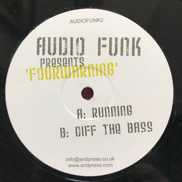 Audio Funk : Fourwarning (12")